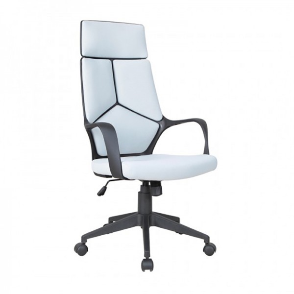 ADJ. OFFICE CHAIR W. GAS LIFT GREY